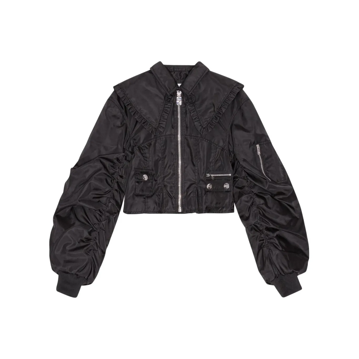 GANNI Duchesse Fitted Jacket
