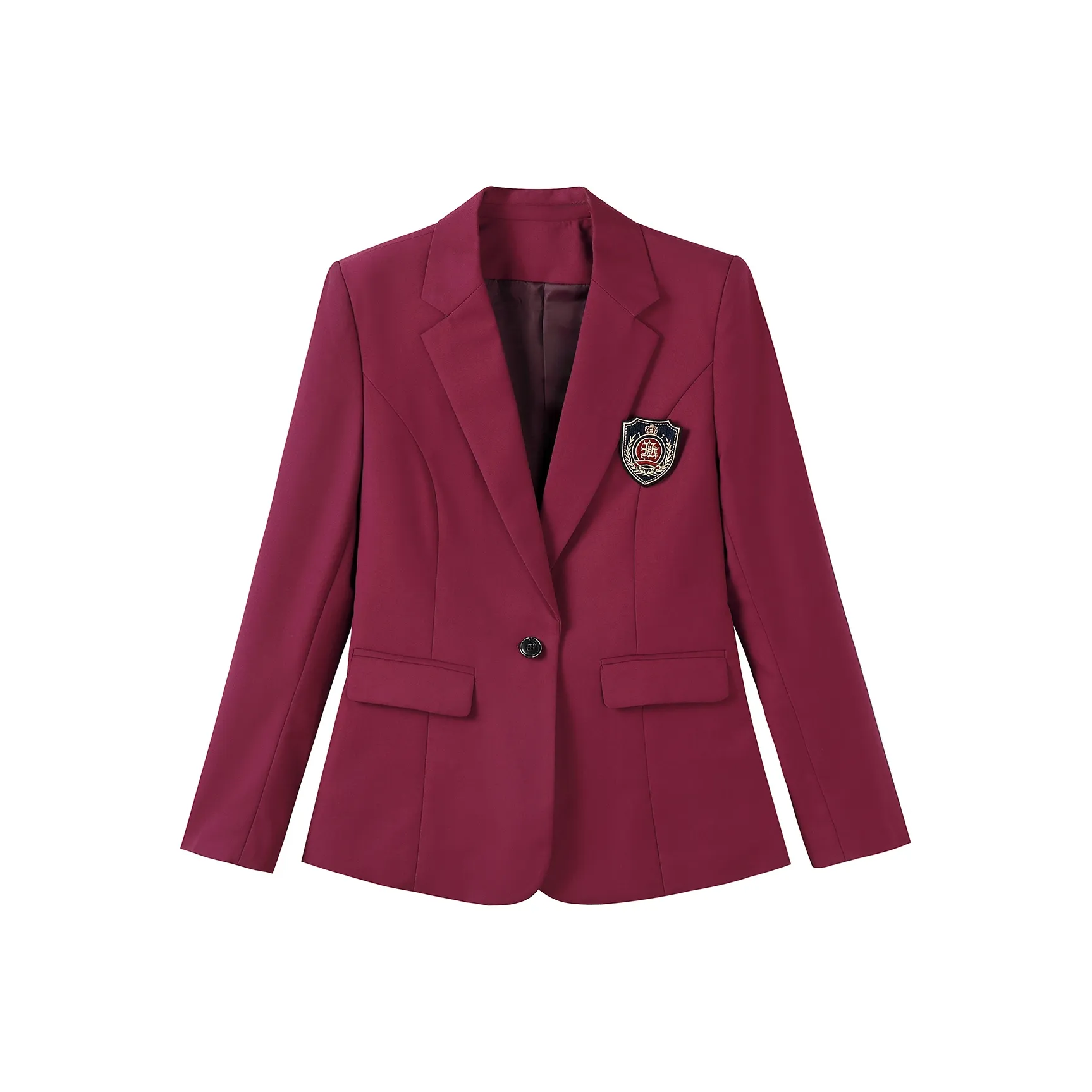 DonnaZilan Бургундский Женские Офисные Костюмы