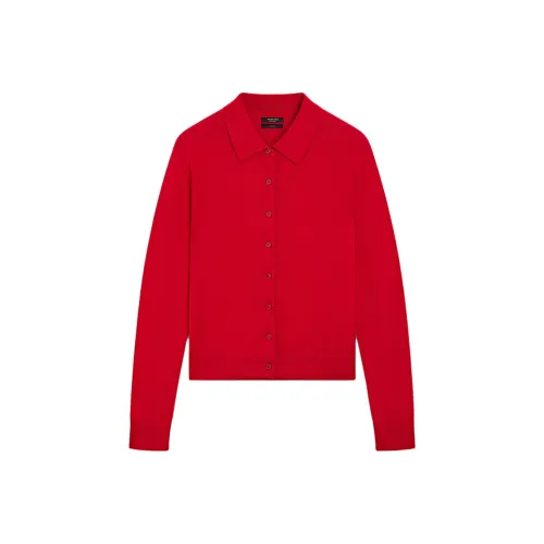 Massimo Dutti Красный Женский Трикотаж