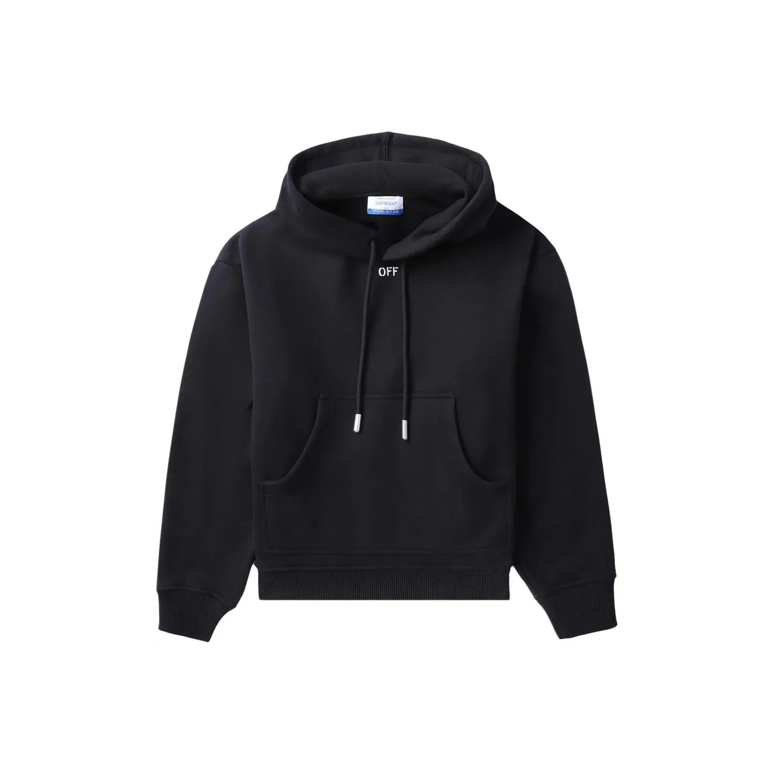 OFF WHITE Drawstring Long Sleeved Hoodie