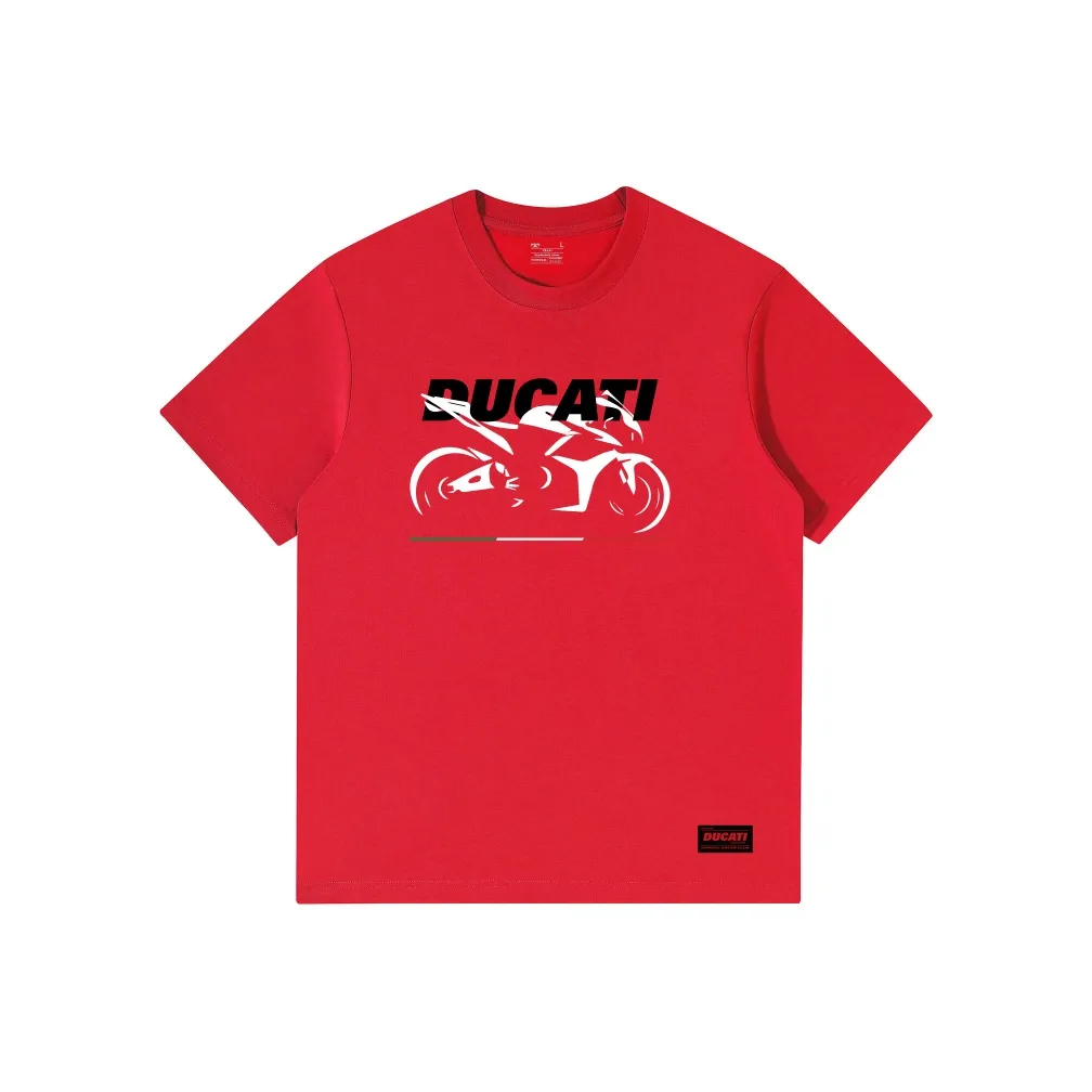 TUOPAZI x DUKADI LIANMINGKUAN Т-рубашка Унисекс Красная