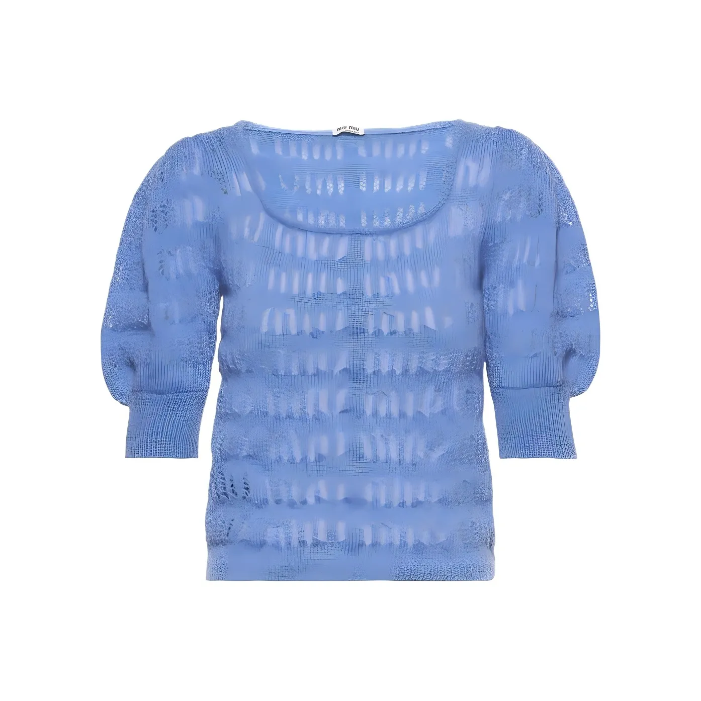 MIU MIU SS22 Sweater Women's Blue