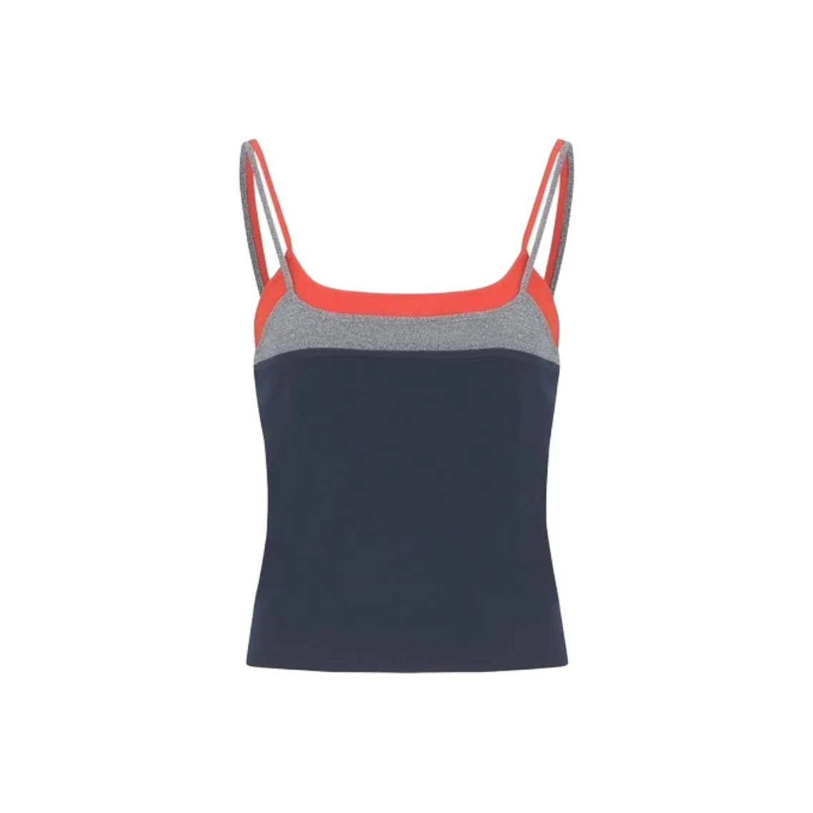 URBAN REVIVO Топ на бретелях Женский Темно-синий
