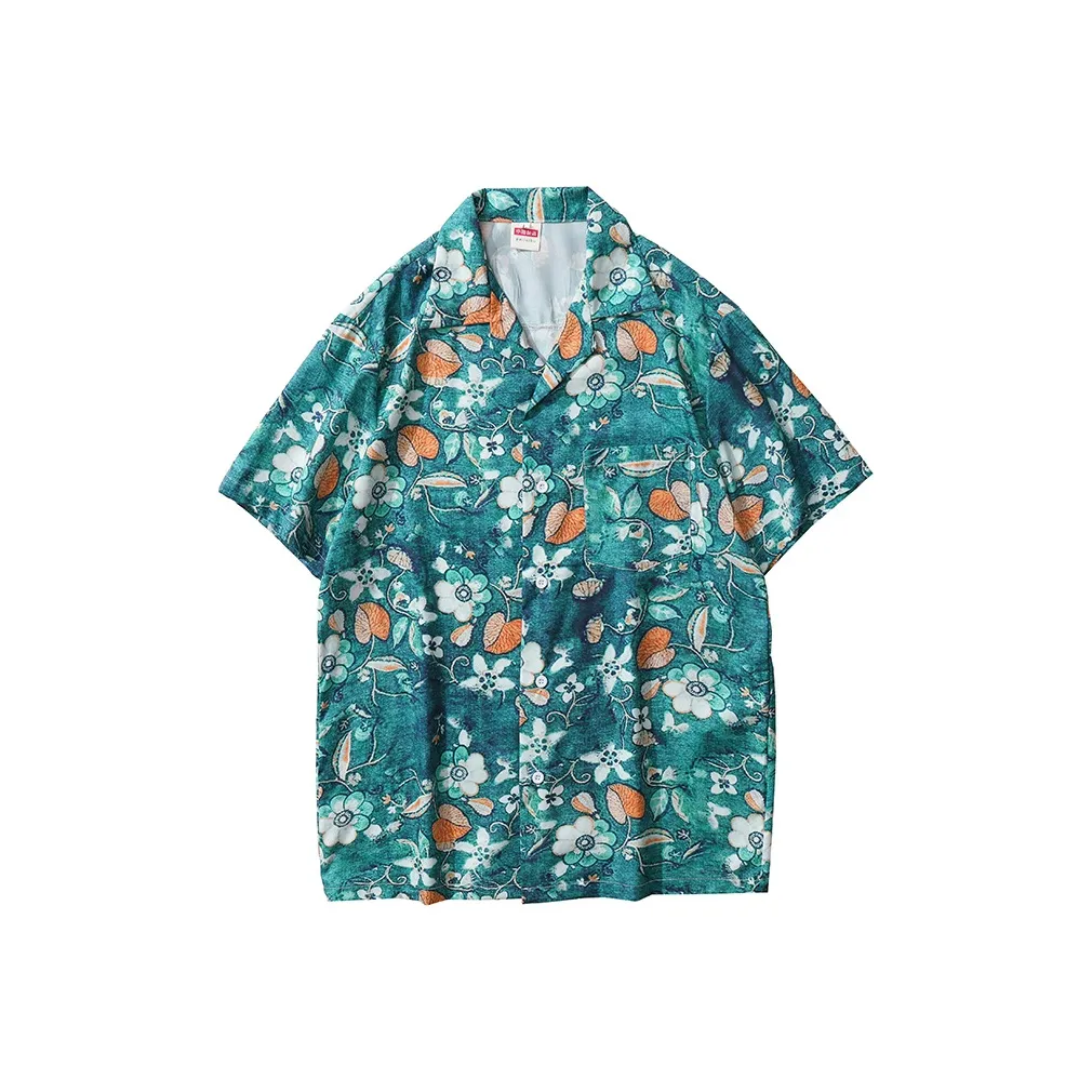 BEAR UNION Зеленая унисекс рубашка