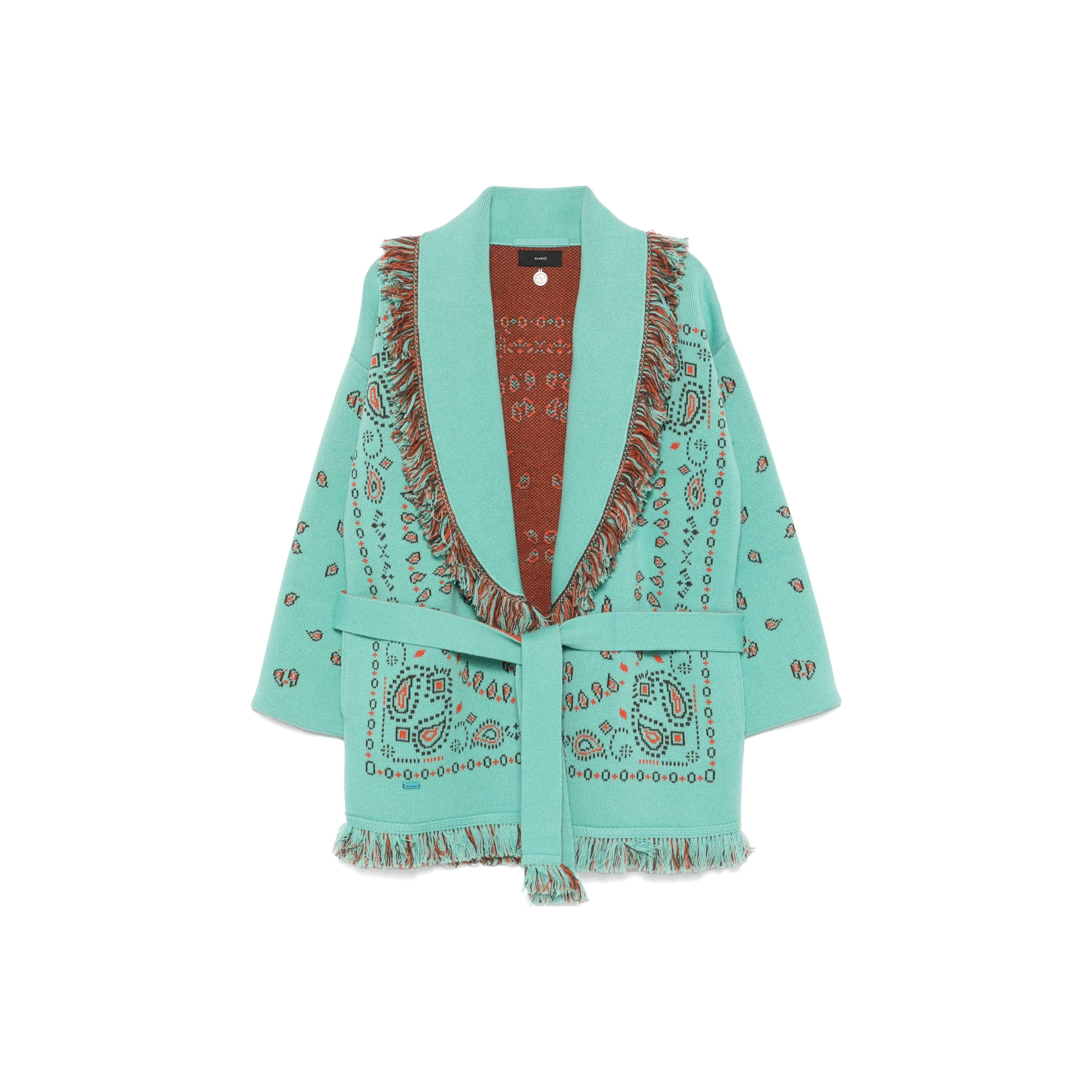 Alanui Bandana jacquard Cardigan