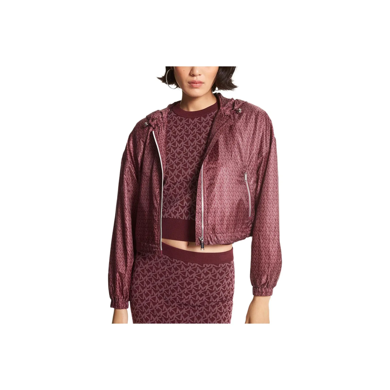 MICHAEL KORS Jackets & Coats Women's Burgundy