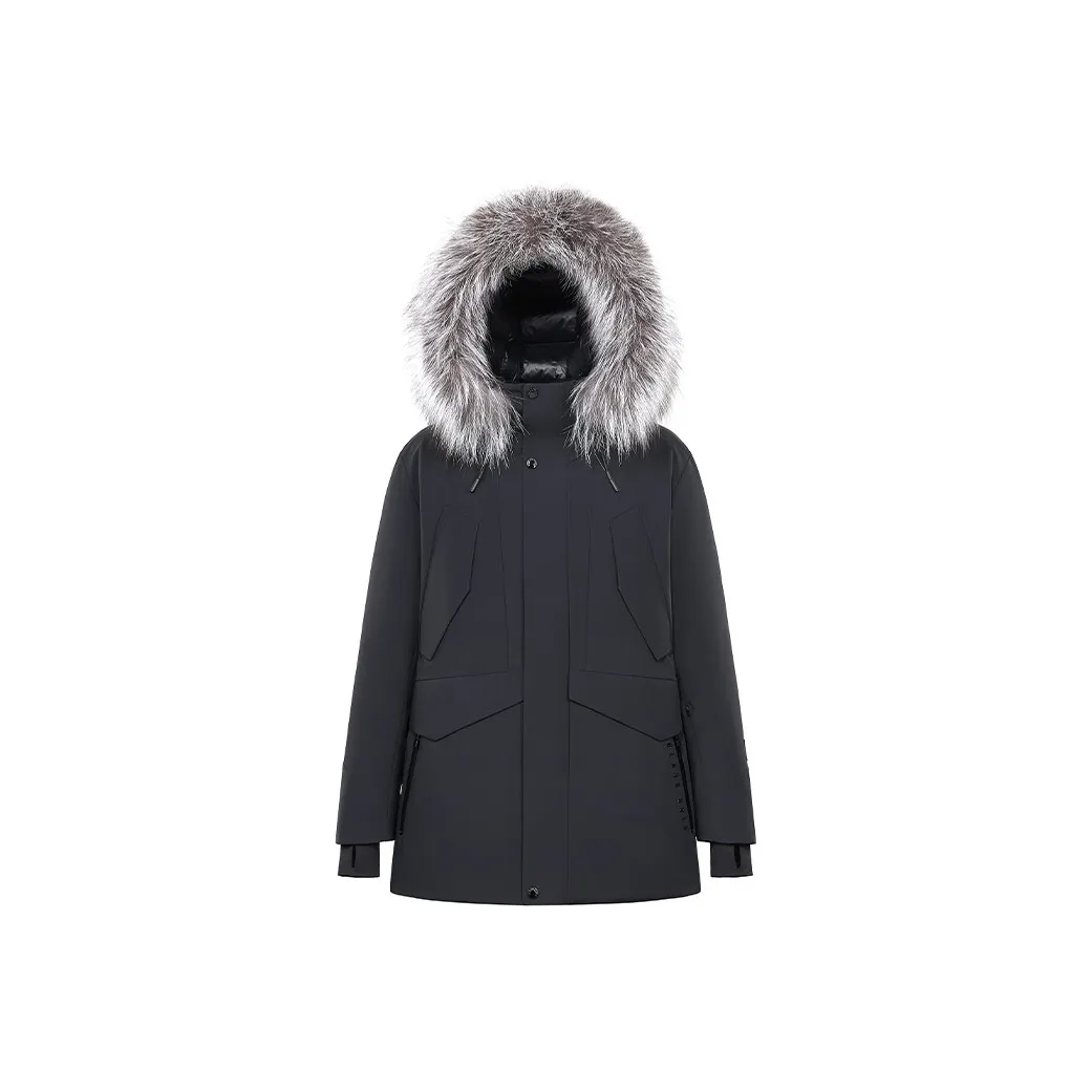 GOLDFARM Down Jacket Unisex Black