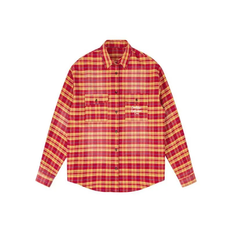 PLAY BUSH Рубашка Унисекс Красная Клетка