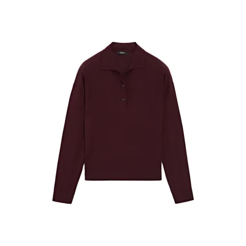Massimo Dutti Умбра Красный Женские Трикотаж