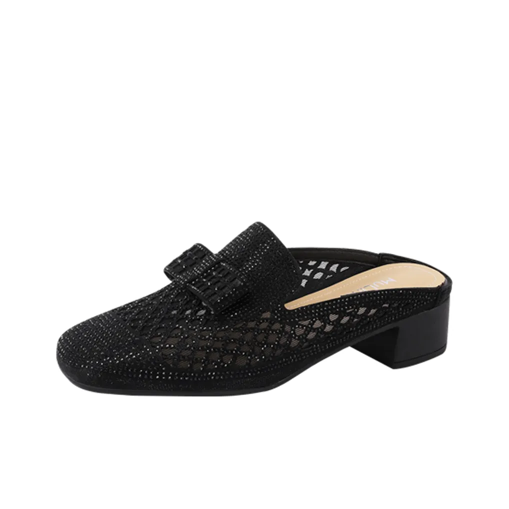 Mulinsen Шов Cut Out Стразы Устойчивые к истиранию Домашние тапочки Женские