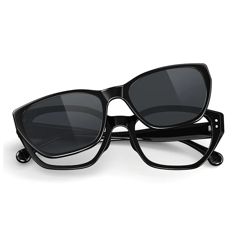 PARIM Пластиковая оправа TR90 Кошачий глаз Солнцезащитные очки Унисекс