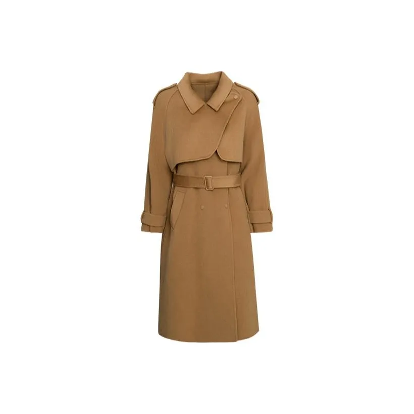 Olrain Coats Women's Camel