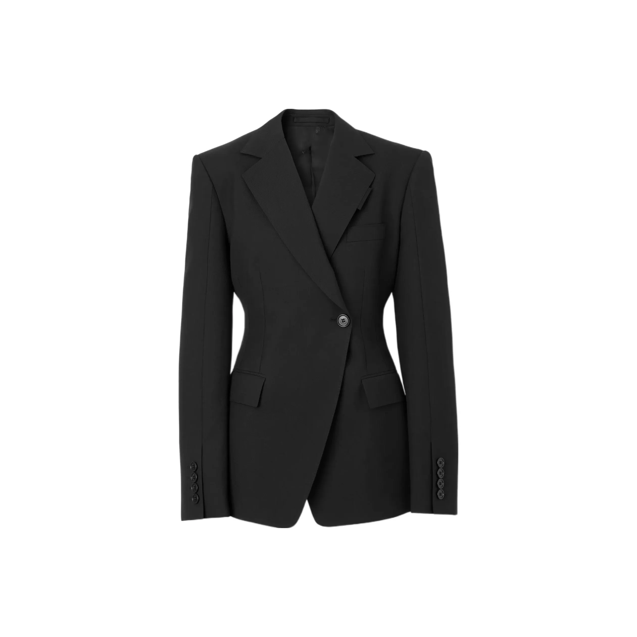 Burberry Single Breasted Tailored Blazer