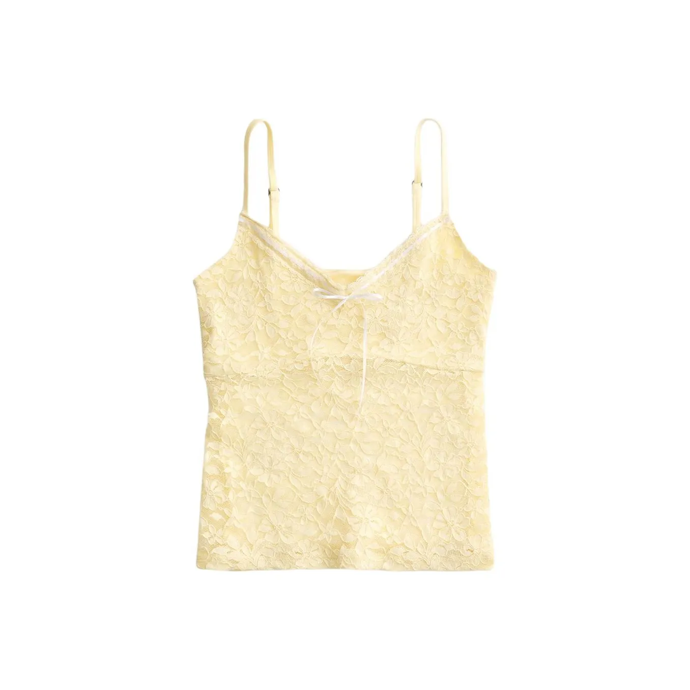 Hollister Топ на бретелях Женский Светло-желтый