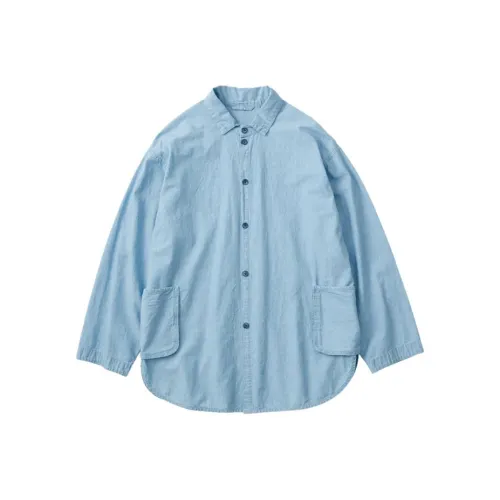 PORTER CLASSIC Blue Мужские Рубашки