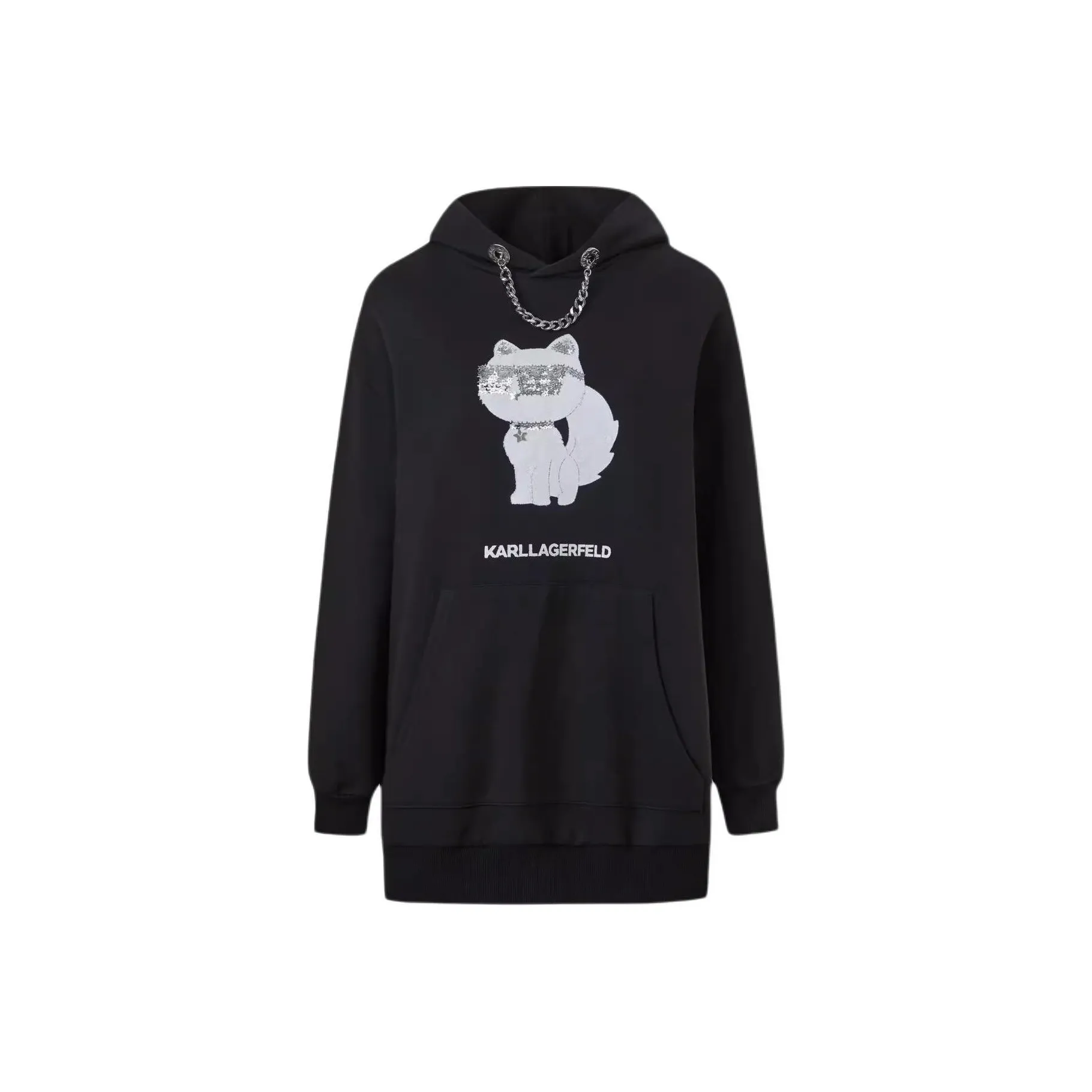 Свитшот KARL LAGERFELD женский черный