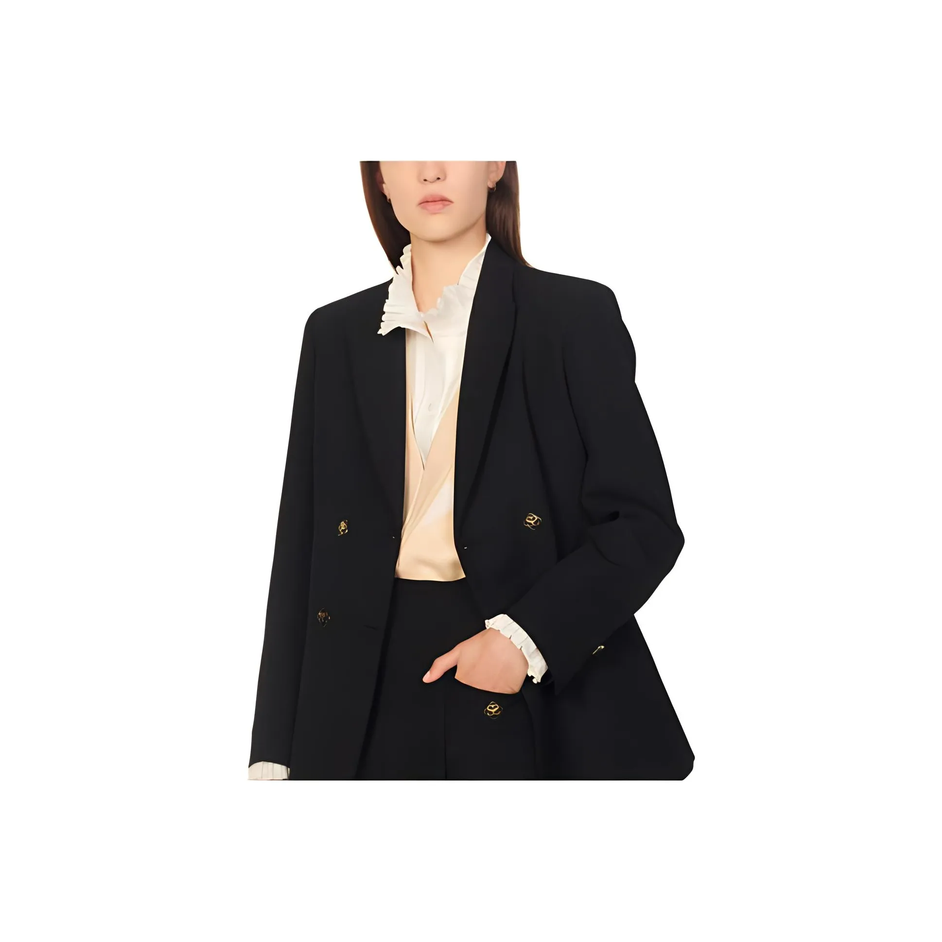 SANDRO Черный Женские офисные костюмы