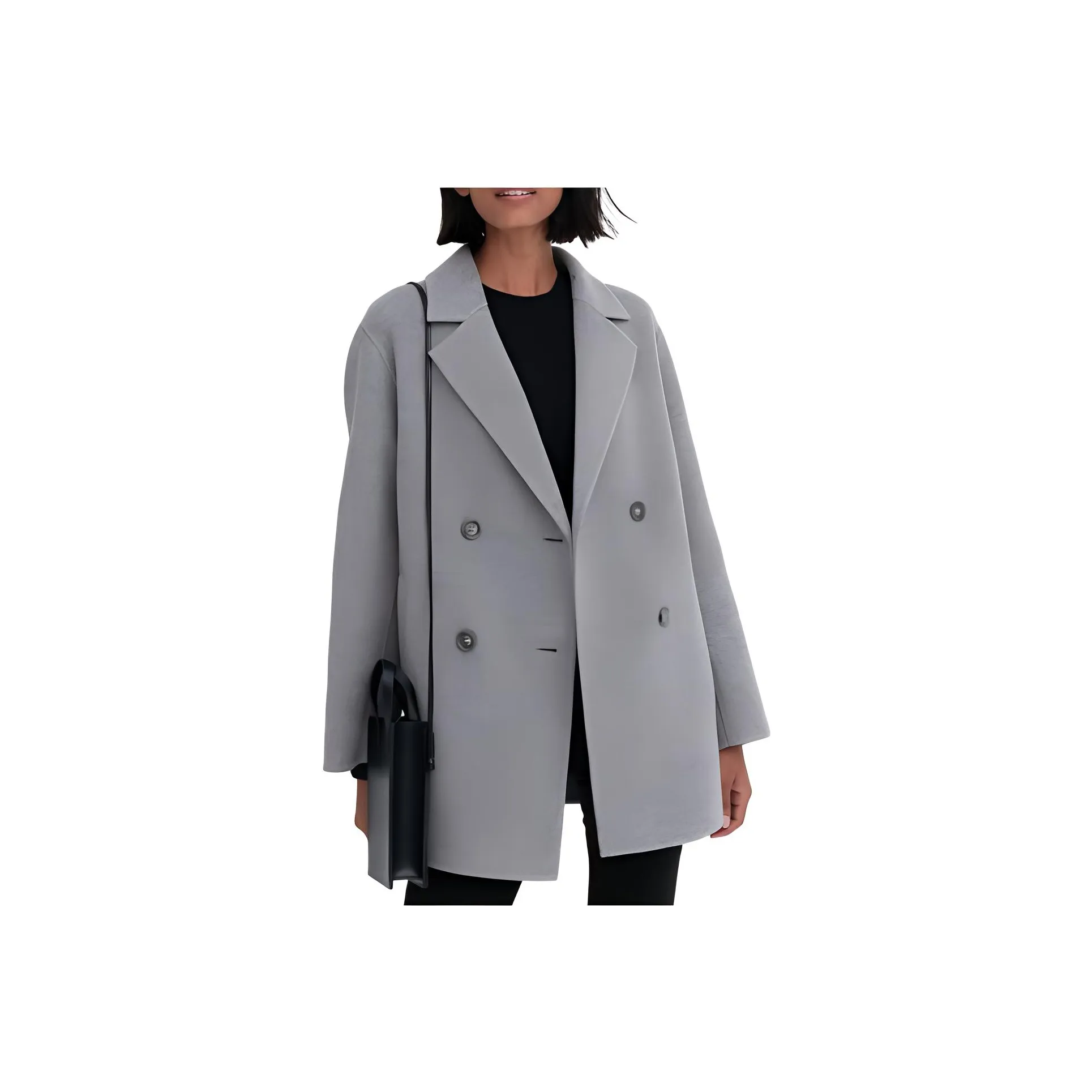 UNIQLO Серый Женский Пальто