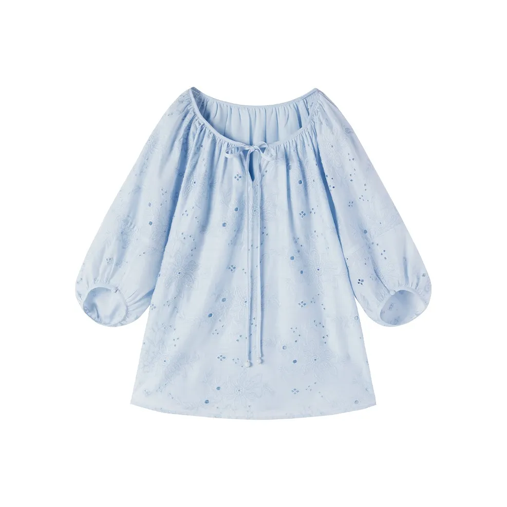 XIANGYING Shirts Women's Blue