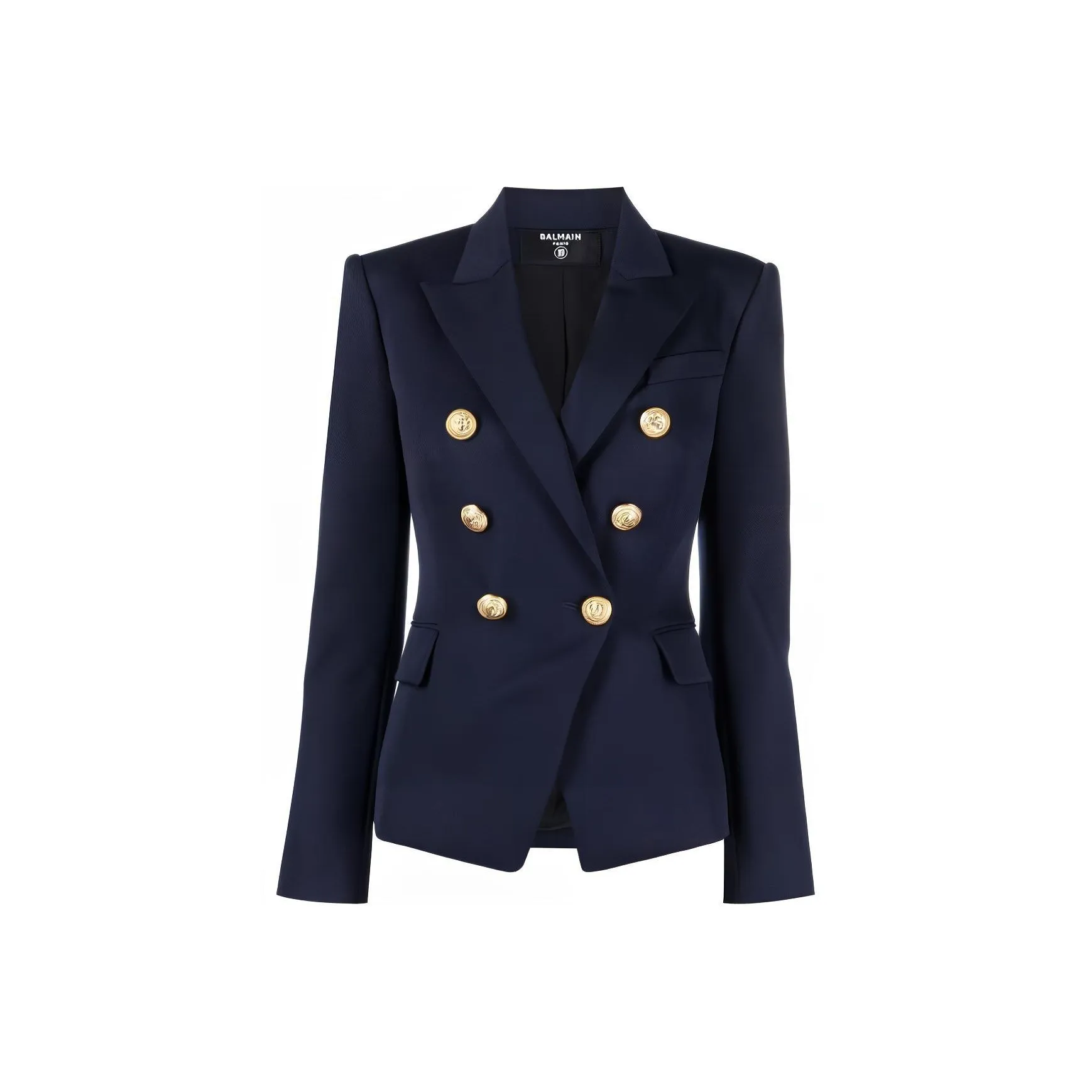 BALMAIN Double breasted Peak lapels Blazer