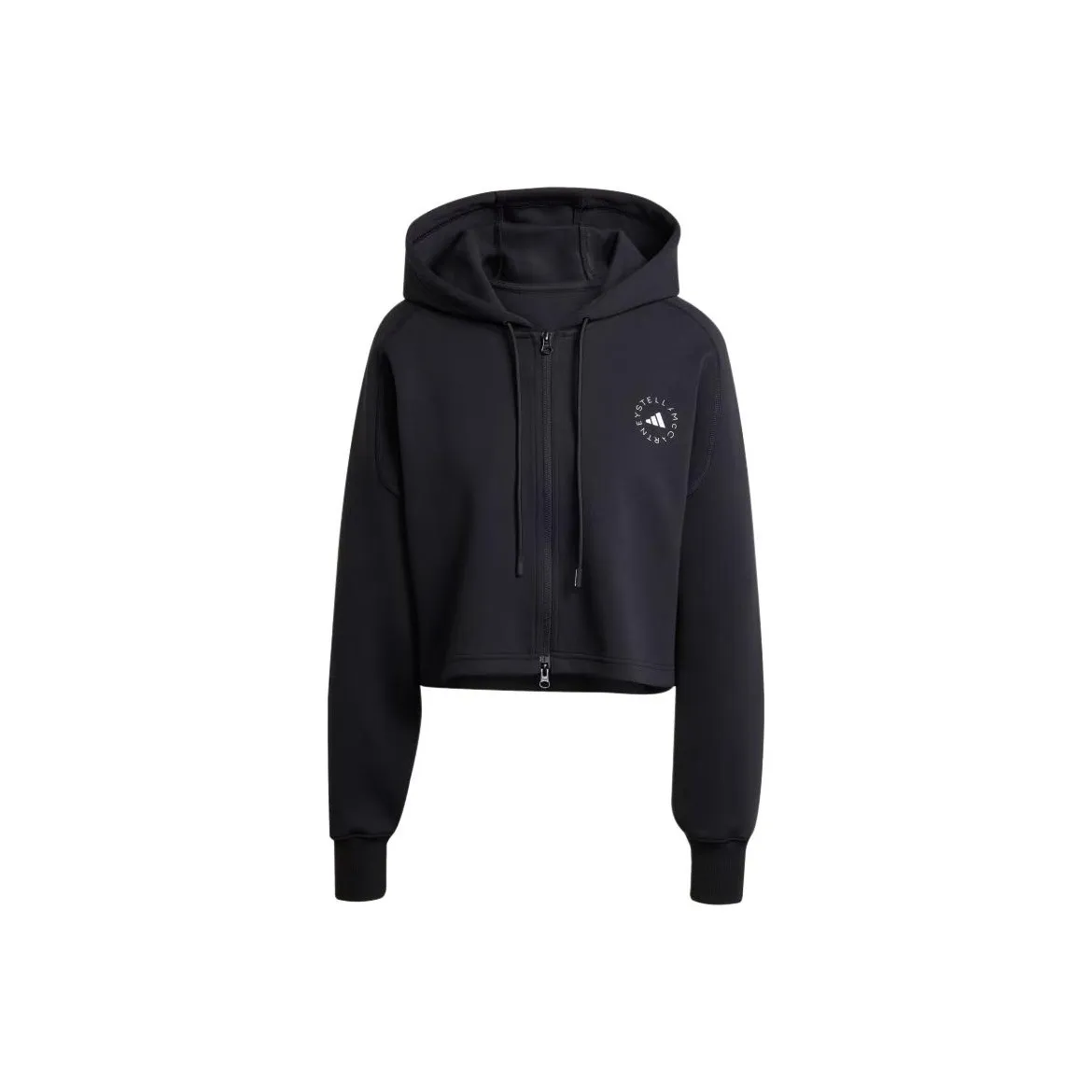 Adidas By Stella McCartney Спортивный костюм Cropped Hoodie Свитшот Женский Черный