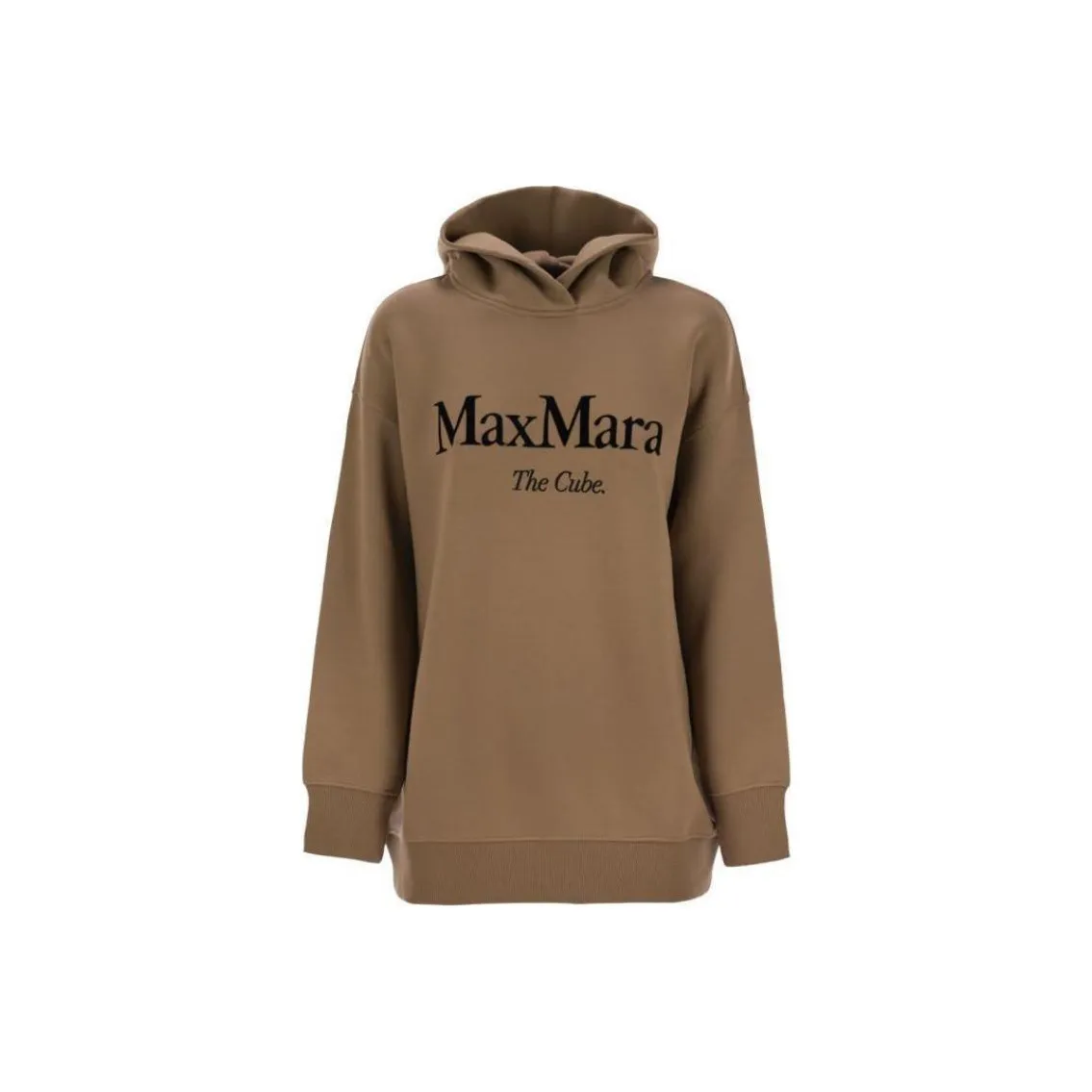 'S MAX MARA Felpa Logo Detailed Long Sleeved Hoodie
