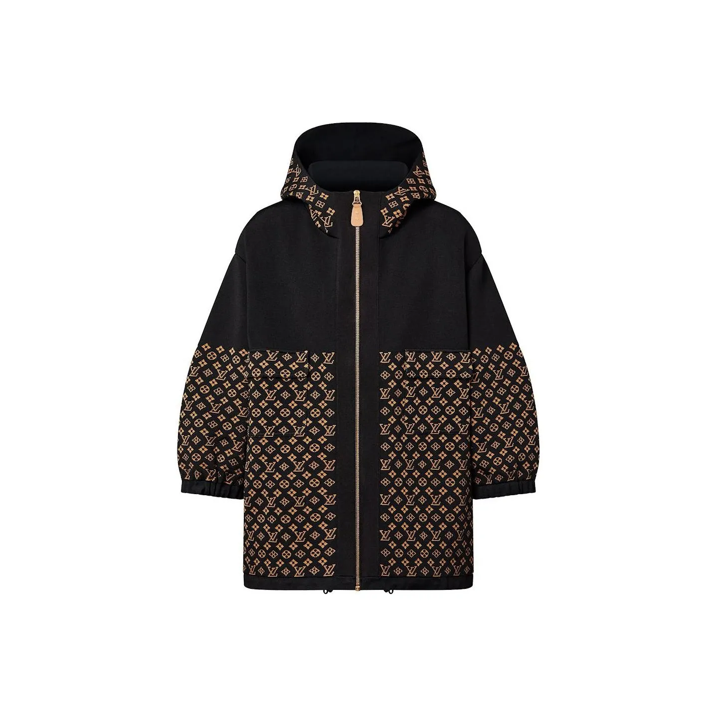 Lv Monogram Jacquard Knit Jacket