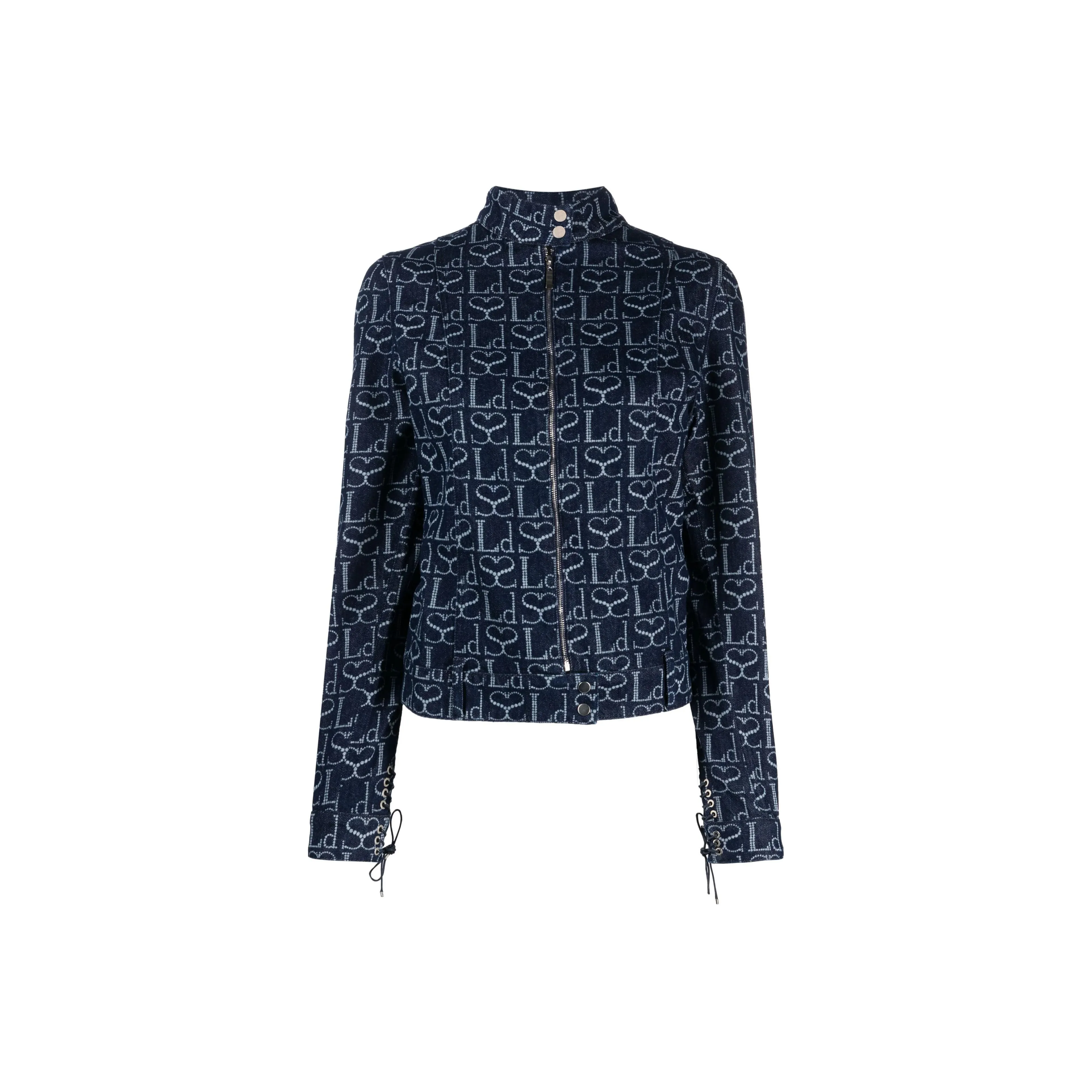Ludovic De Saint Sernin Monogram print Denim Jacket