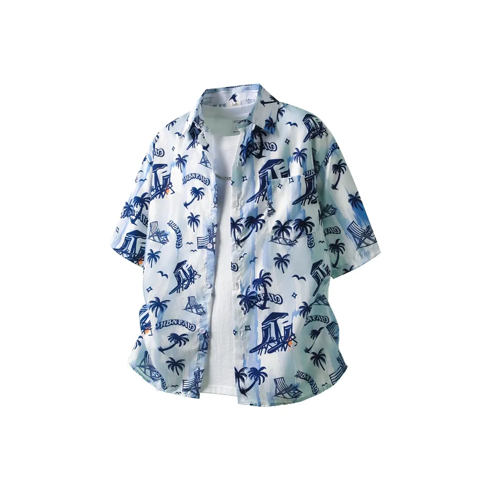 BEAR UNION Синие Унисекс Рубашки