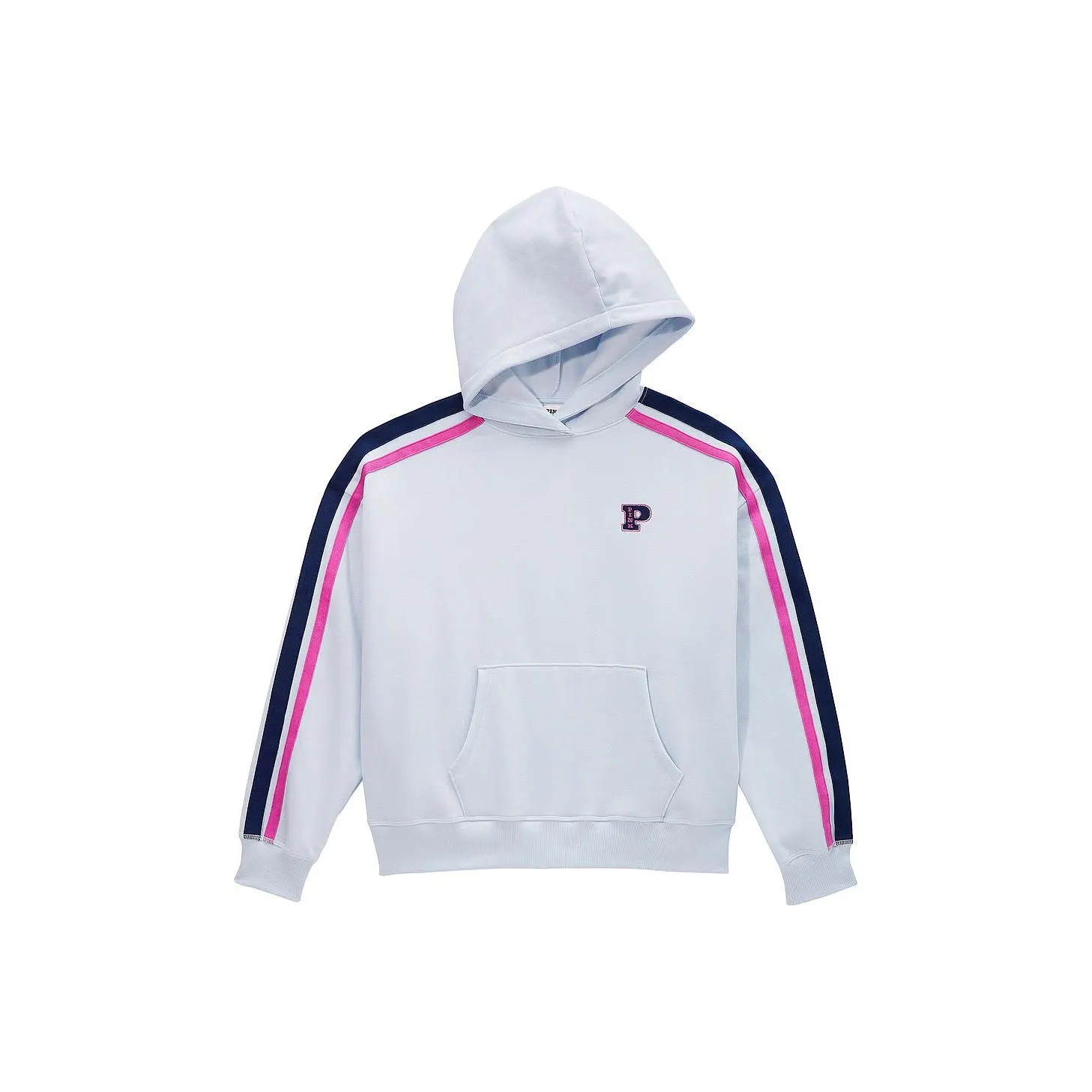 Victoria's Secret Розовый Цвет плюща Флис CLASSIC Hoodie Гортензия Синий свитшот Женские Цветочный дизайн Basket