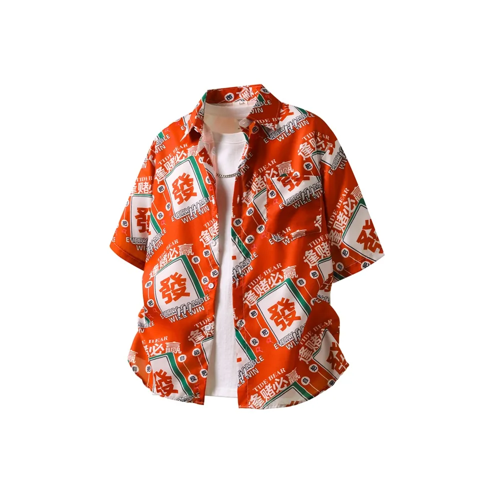 BEAR UNION Shirts Unisex Red