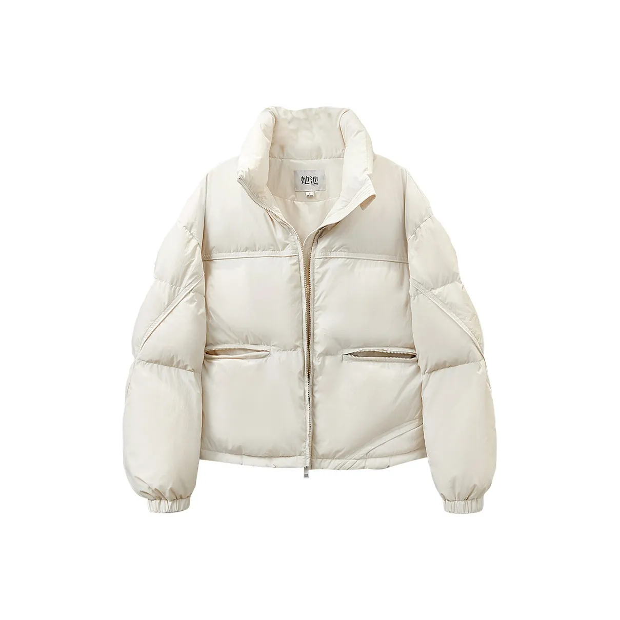 TOUCH Пуховик Женский Бежевый Абрикос