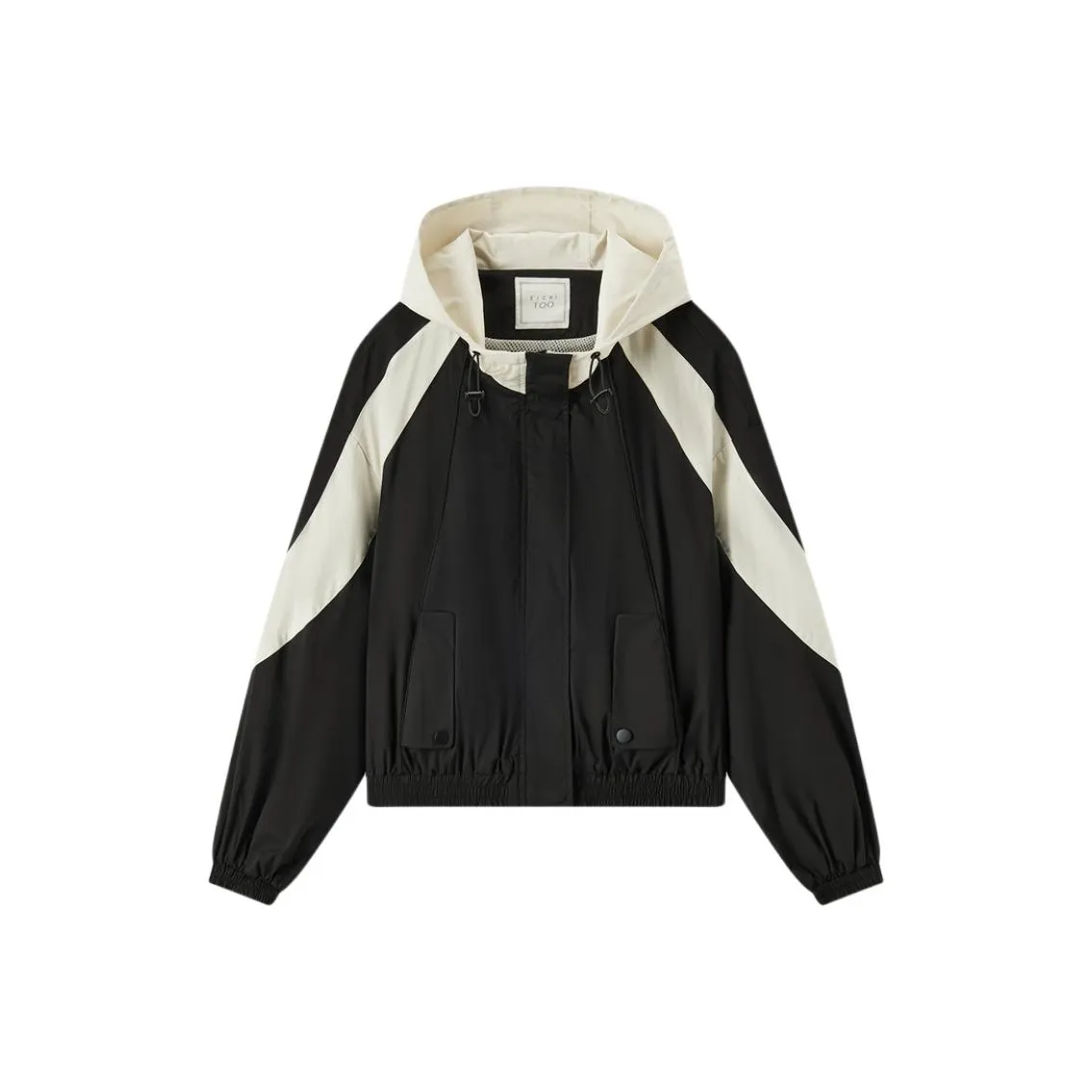 EICHITOO Куртка Женская Черная с отделкой