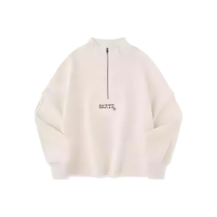 QIAODAN Спортивная коллекция Lifestyle Качественная сушка Толстовка Женская Кремово-белый