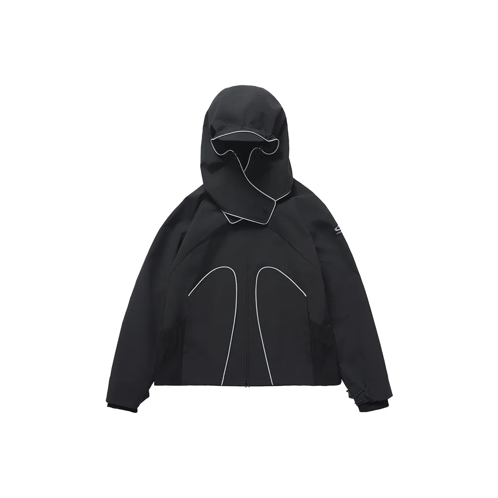 UPON PRO Светоотражающая полоса Защитный Укороченный Куртки Пальто Унисекс