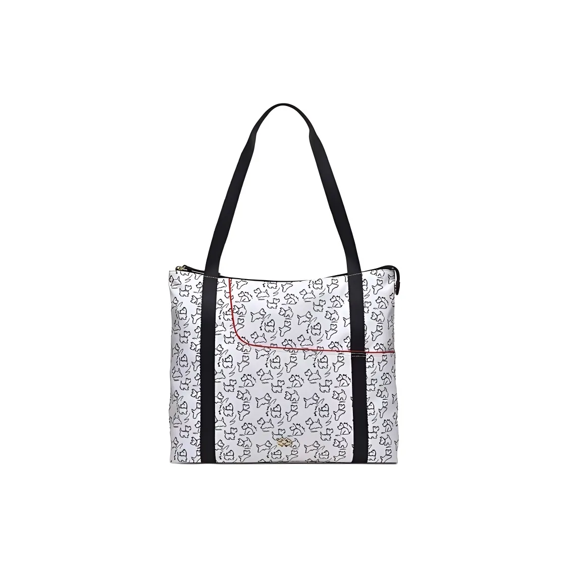 RADLEY Nylon Fabric Tote Bag Shopping Bag Handbag Shoulder Bag Large Size Unisex Gray