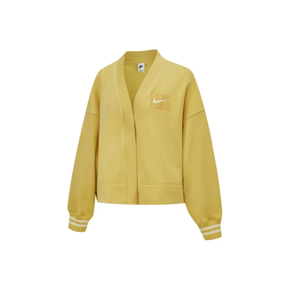 Nike Sportswear Phoenix Fleece SS25 Куртка Женская Желтая