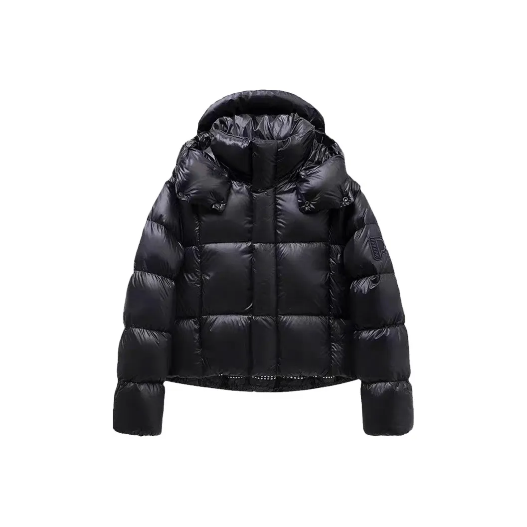 SKYA Пуховик Женский Темно-синий