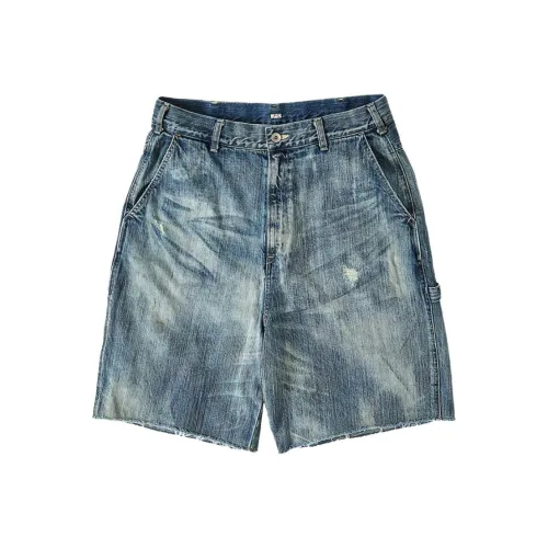 PORTER CLASSIC Blue Мужские джинсовые шорты