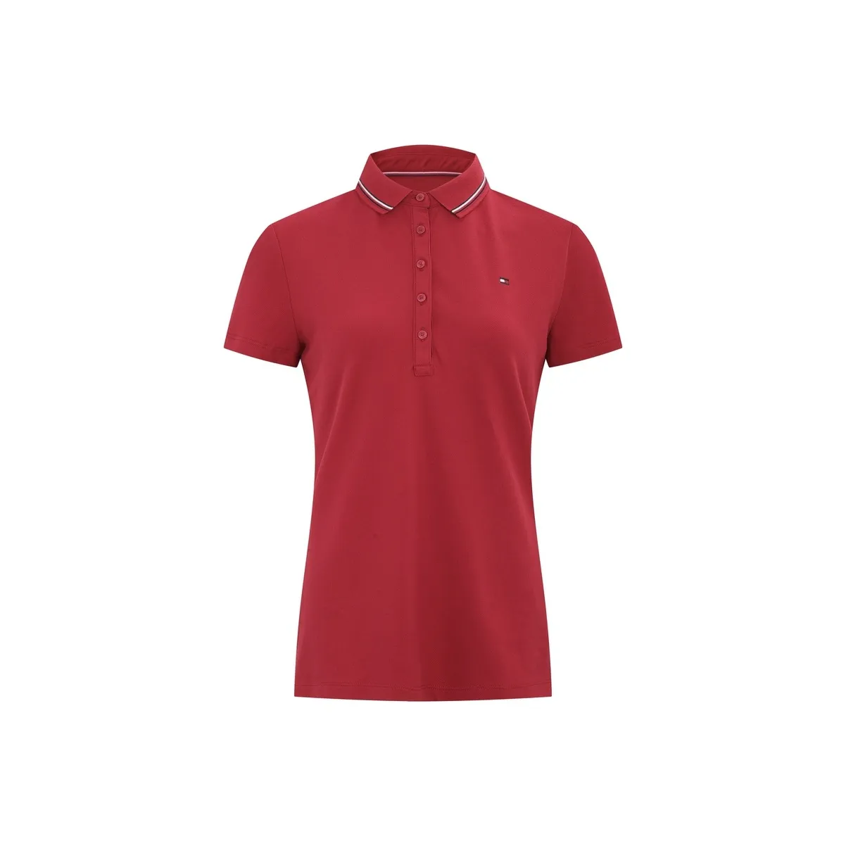 Tommy Hilfiger Поло Женское Настоящий Красный 600