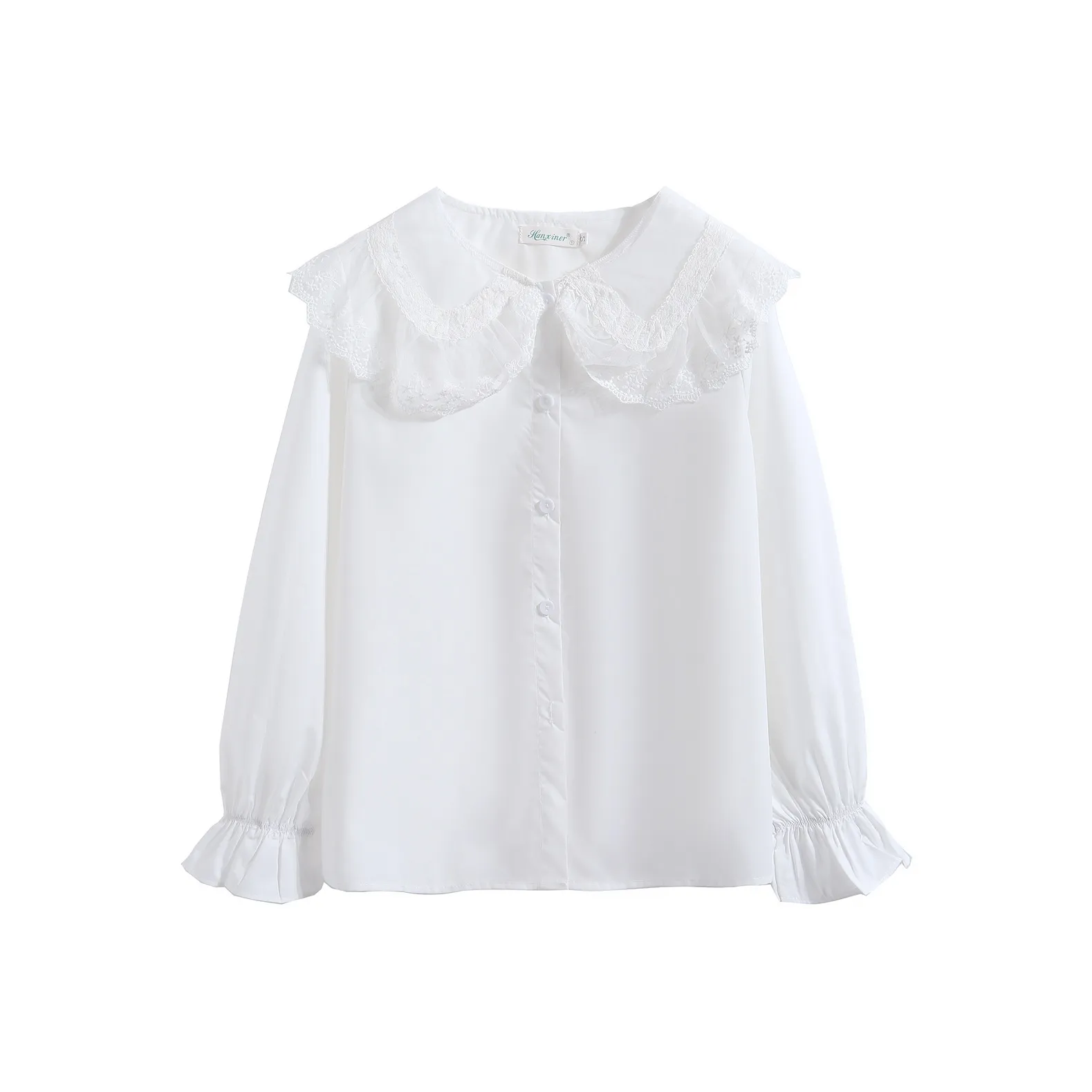 MISTVB Белые Женские Рубашки