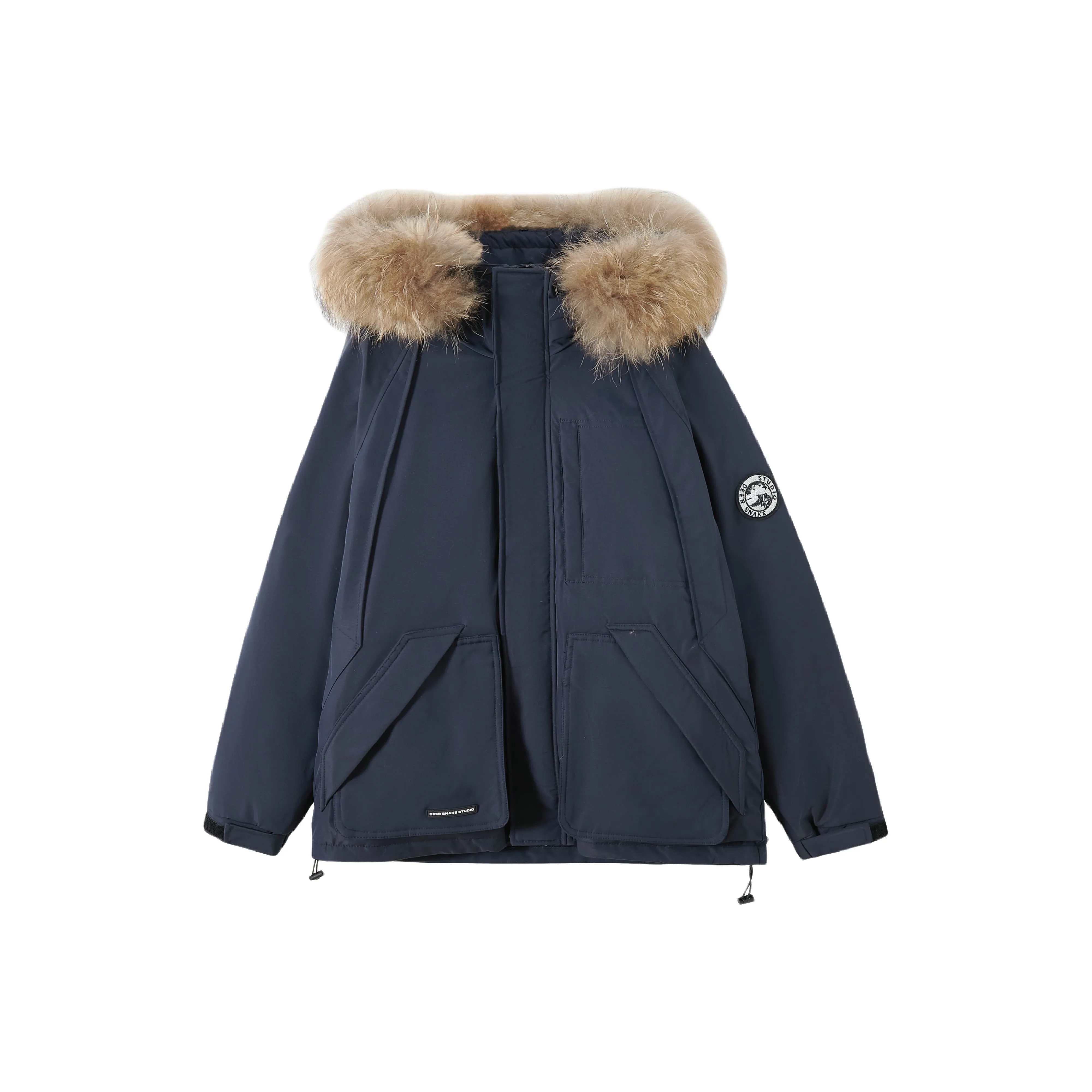 DOSOHEB Down Jacket Unisex Navy Blue