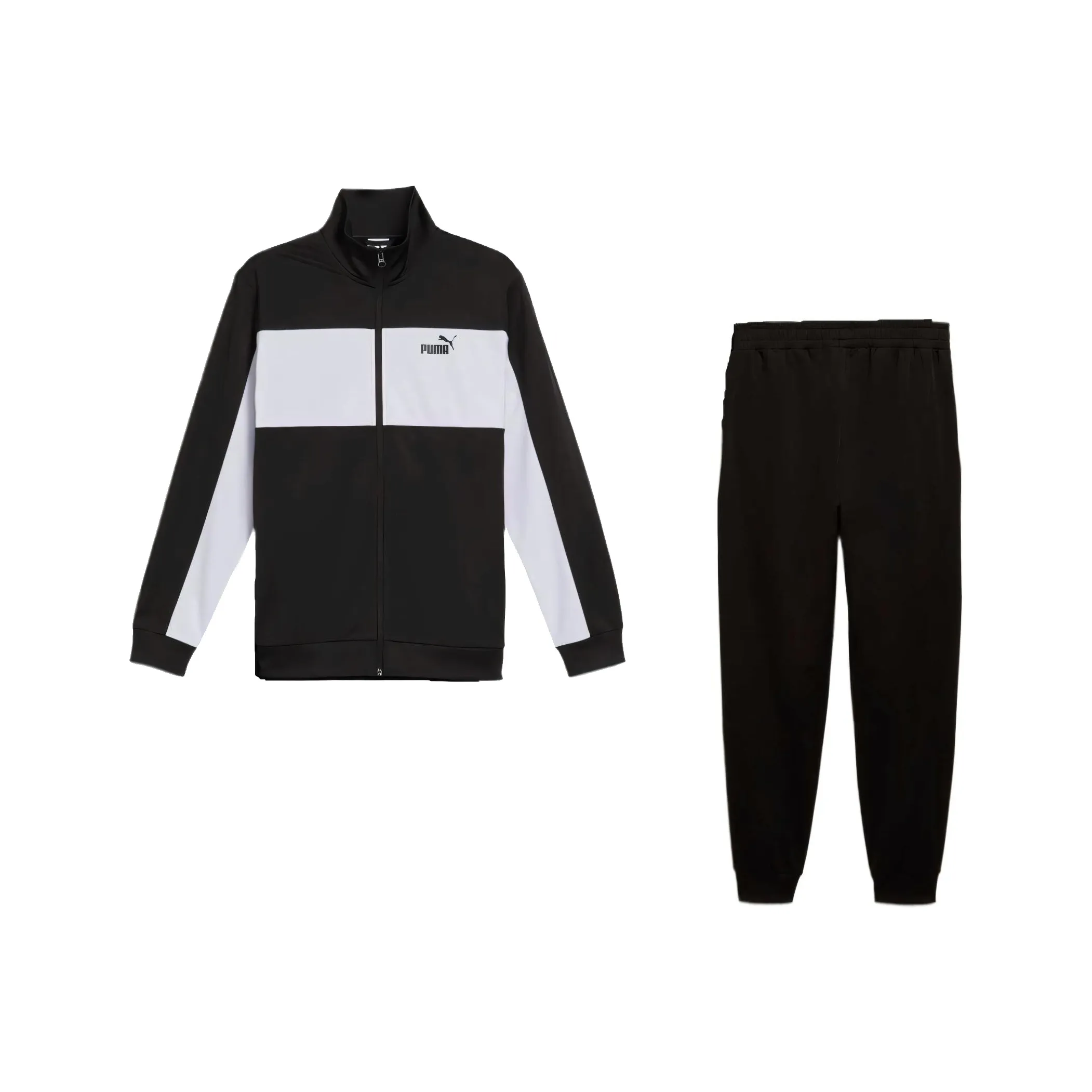 PUMA POLY COLORBLOCK Костюм Повседневная Спортивная Одежда Мужской Черный