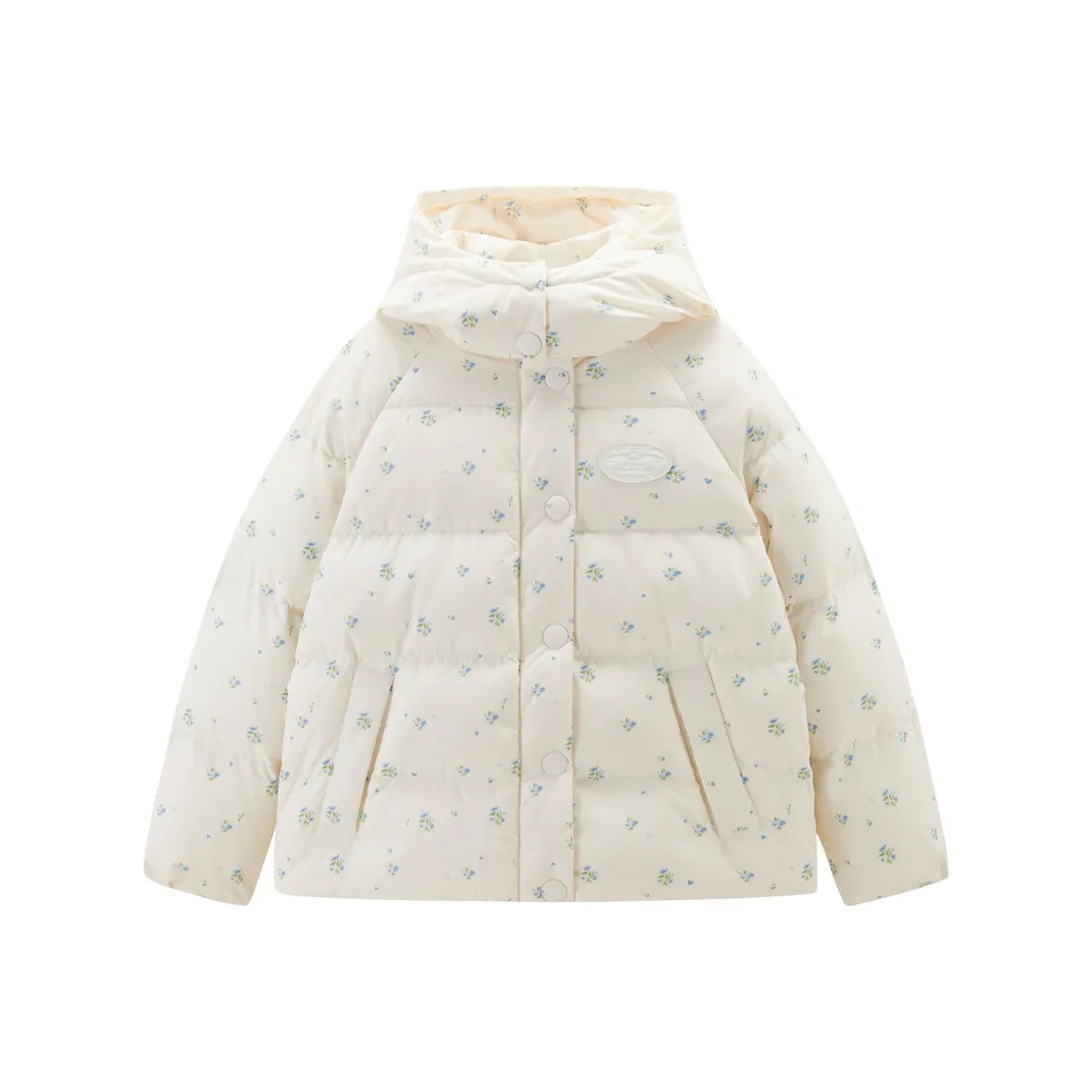 LEDIN Зимний белый женский пуховик