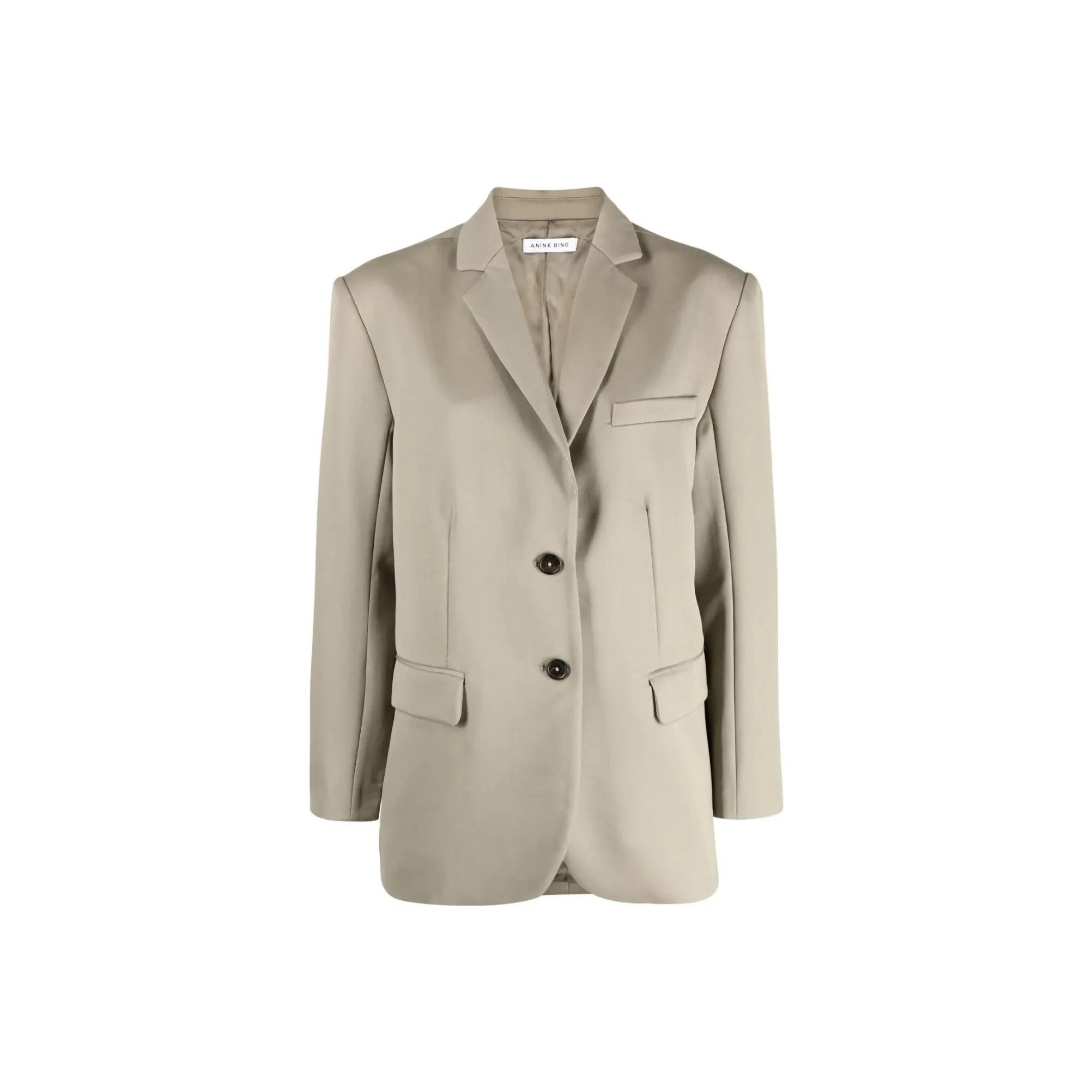 Anine Bing Quinn Single Breasted Oversized Blazer