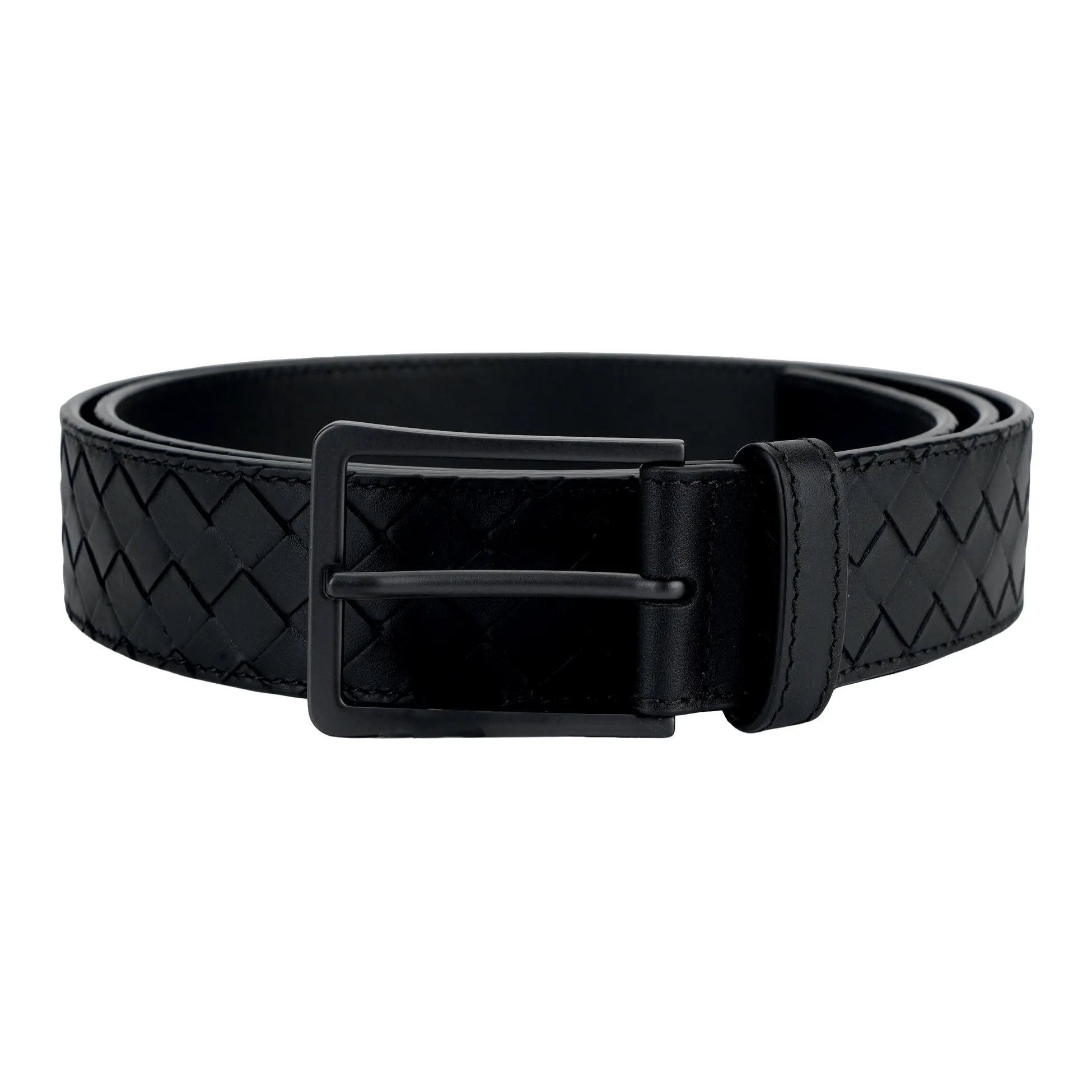 Bottega Veneta Intrecciato Leather Belt