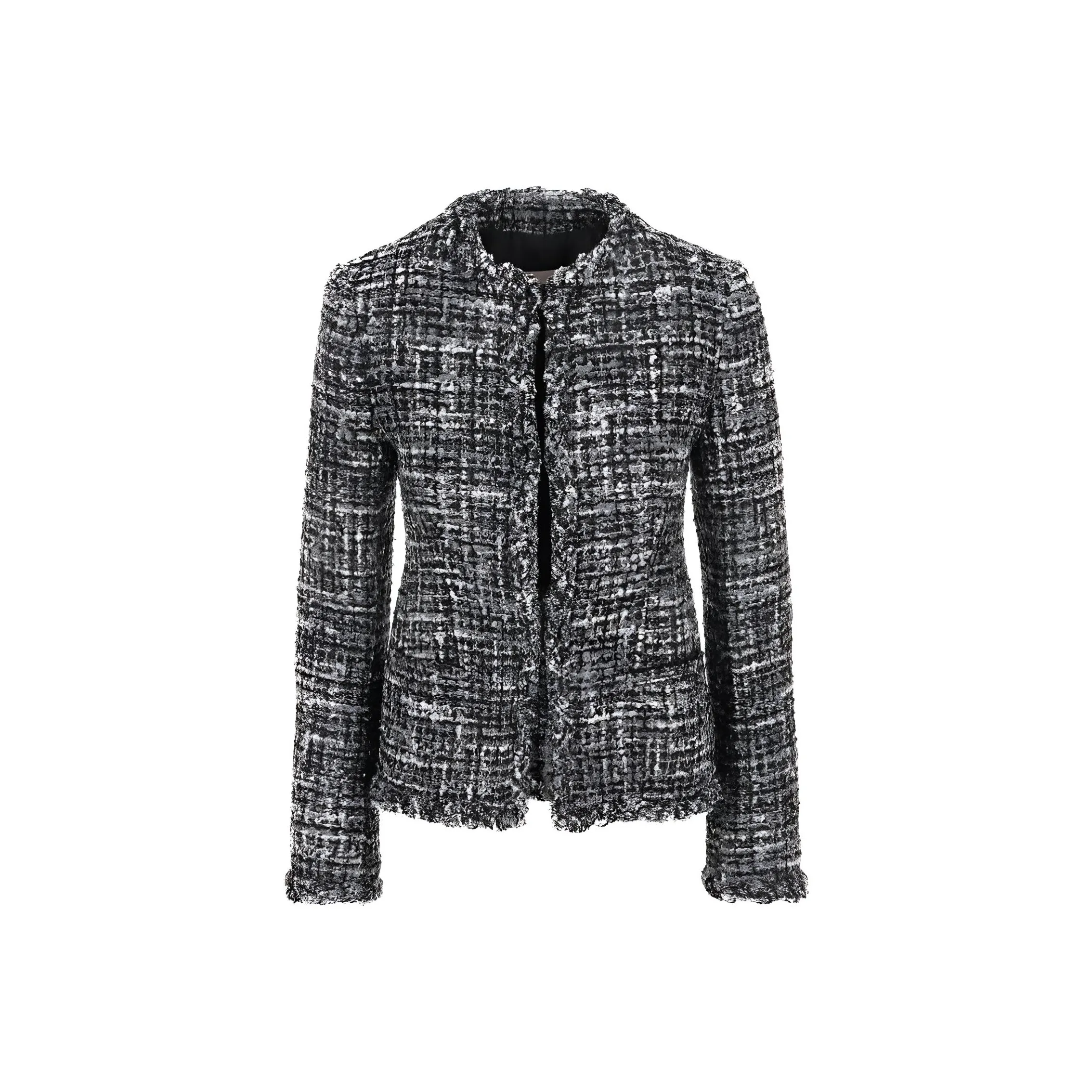 Valentino Crewneck Tweed Jacket
