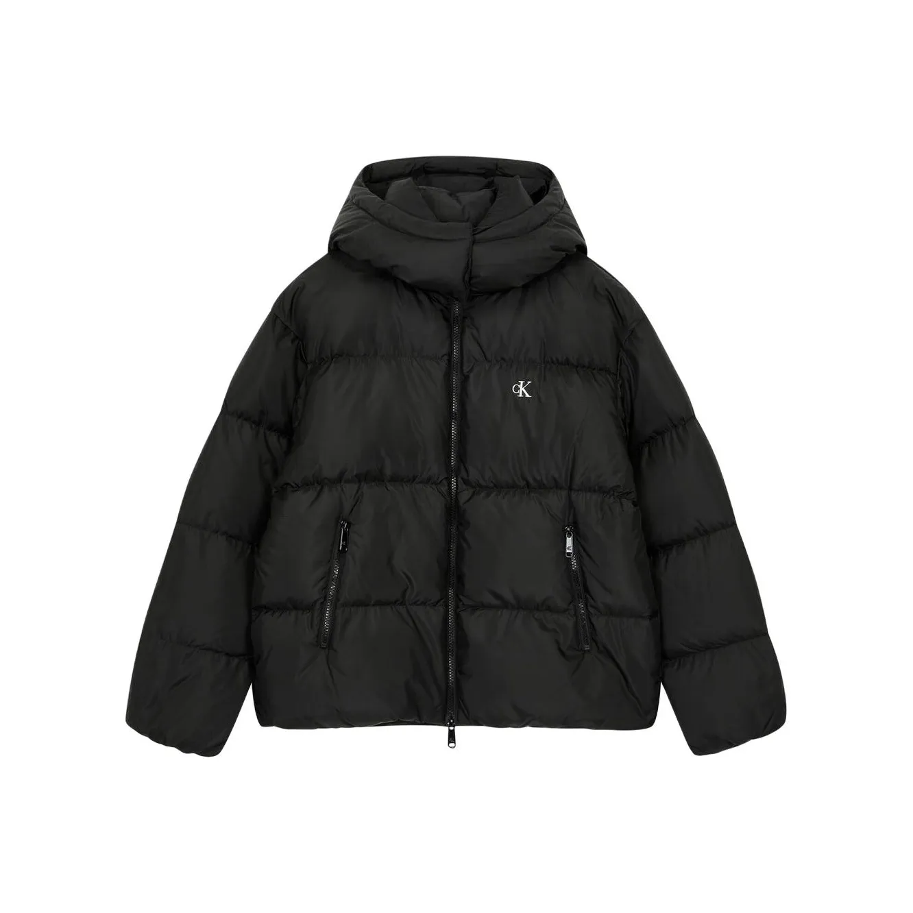 CALVIN KLEIN Пуховик Женский Черный