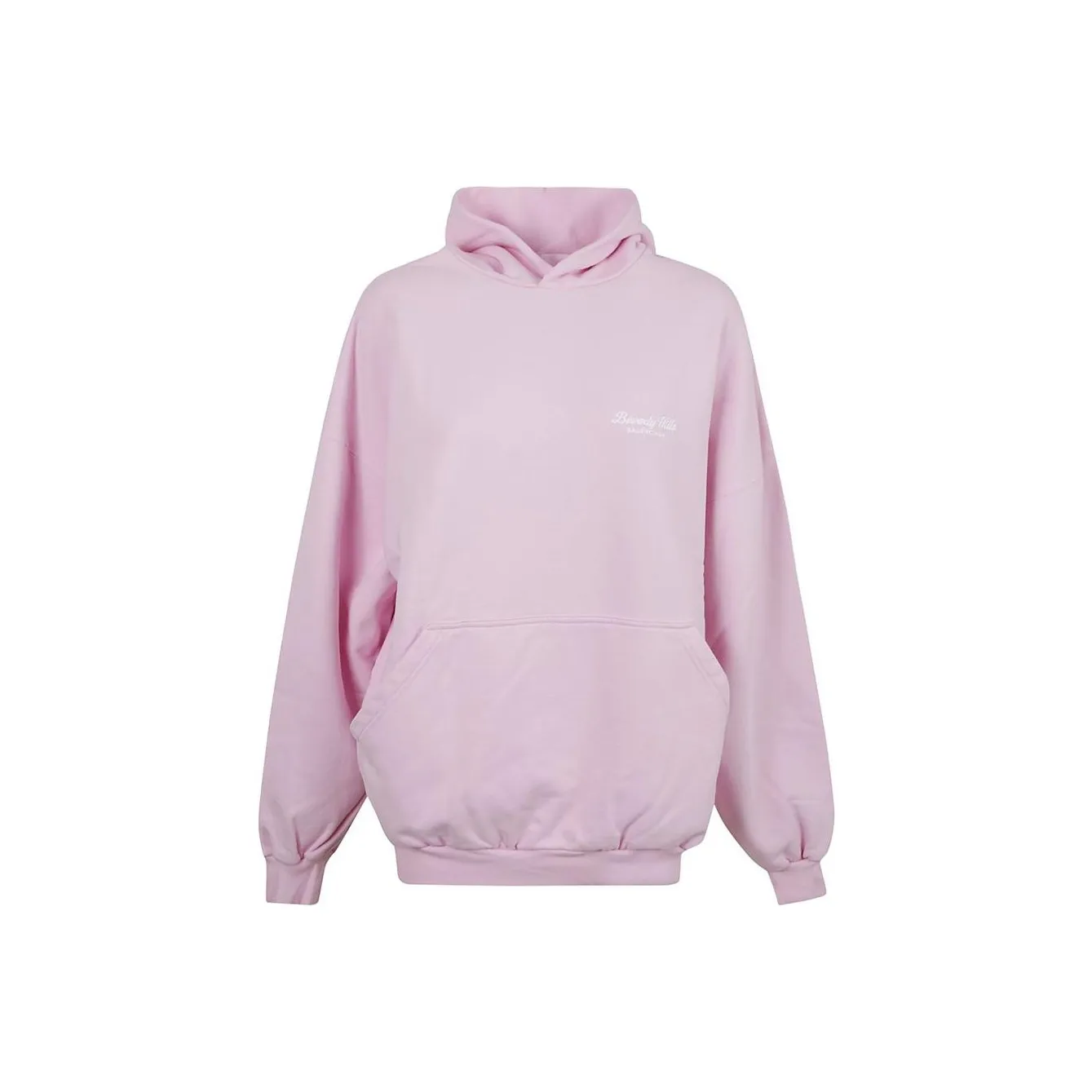Balenciaga Large Fit Hoodie 'Light Pink/White'