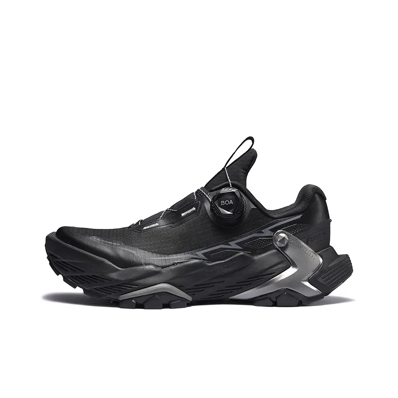 KAILAS FUGA Cushioning Anti Slip And Wear Resistant Breathable Rebound Low Top Trail trail Shoes Skechers Men's Ink Black